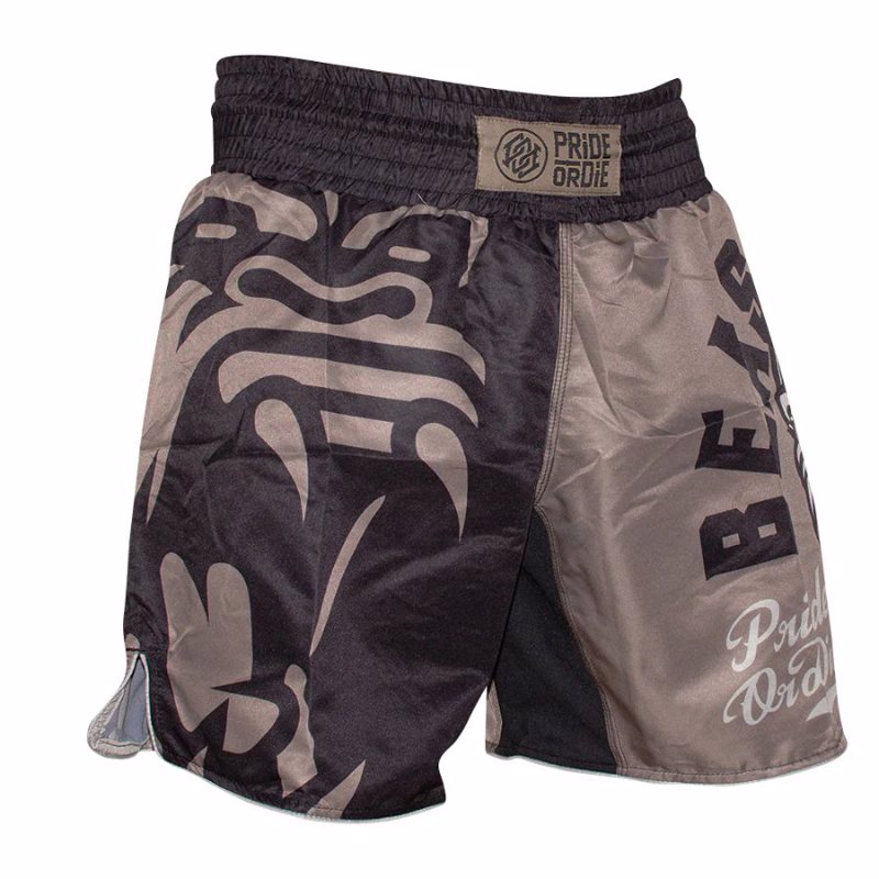 Pride Or Die beast mode MMA Shorts - Black